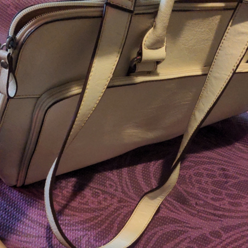 Beuno breifcase faux leather top bag travel